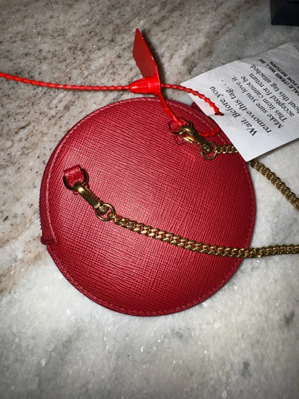 NWT Authentic Prada red coin purse crossbody bag - Picture 9 of 11